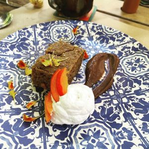 Carrot cake  at Temple Natura in Mallorca