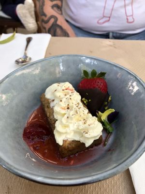 carrot cake  at Temple Natura in Mallorca