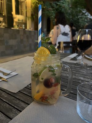 Special lemonade  at Temple Natura in Mallorca