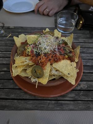 Nachos  at Temple Natura in Mallorca