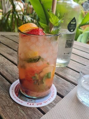 Lemonade at Temple Natura in Mallorca