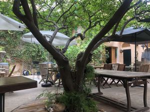 Beautiful terrace  at Temple Natura in Mallorca