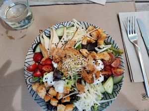 Ceasar Salad at Temple Natura in Mallorca