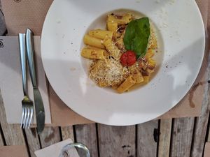 Carbonara at Temple Natura in Mallorca