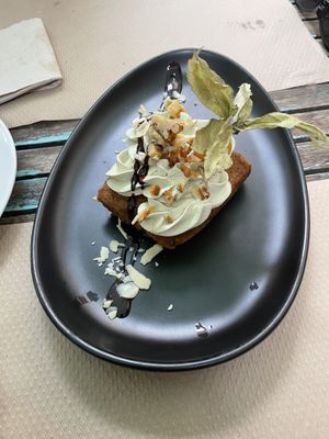 Carrot cake  at Temple Natura in Mallorca