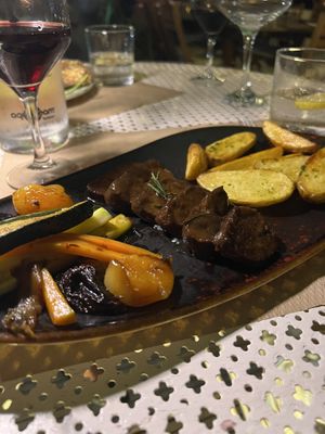 Seitan steaks  at Temple Natura in Mallorca