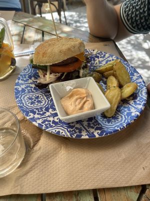Chiefs Burger   at Temple Natura in Mallorca