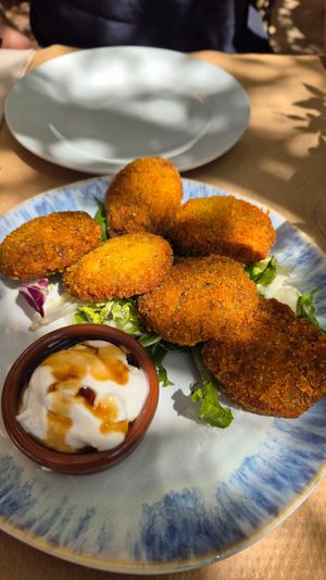 Vegan Croquettas at Temple Natura in Mallorca