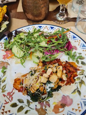 Today's dish at Temple Natura in Mallorca