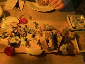 Cheese board  at Temple Natura in Mallorca