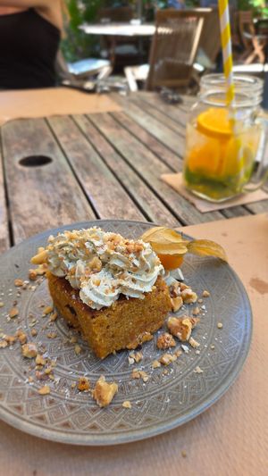 Carrot Cake at Temple Natura in Mallorca