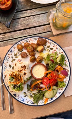 Dish of the day at Temple Natura in Mallorca