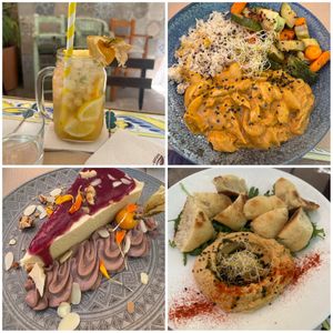 My meal!   at Temple Natura in Mallorca
