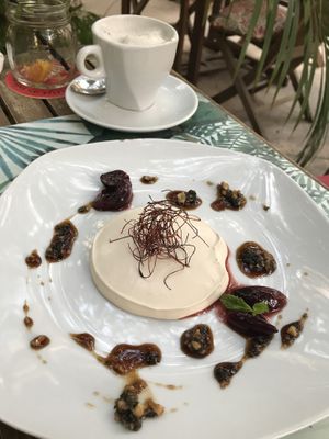 Vegan ricotta  at Temple Natura in Mallorca