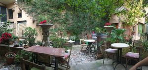 Wonderful secret garden at Temple Natura in Mallorca