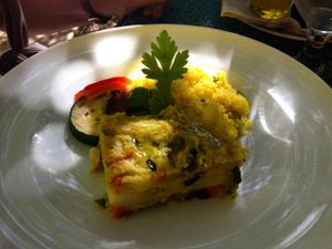 Potatoe Tarte at Temple Natura in Mallorca