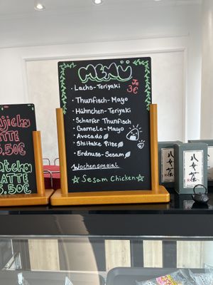 Menu (the ones with leaf are vegan)  at Reiseck Mainz in Mainz