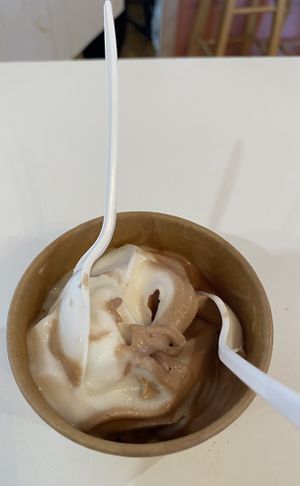 Soft serve Chocolate and vanilla twist   at Get Caked Donuts in Summerside