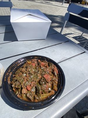 Collard Greens 🥬 YUM!!!   at Souley Vegan in Oakland