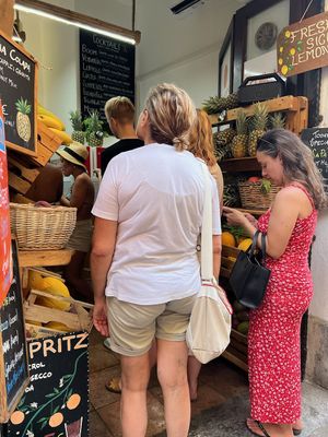 Inside  at Zagara Juice Bar in Cefalu