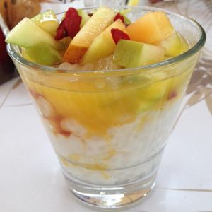 Vegan Tapioca at Cafe Louise - Ramat Aviv in Tel Aviv