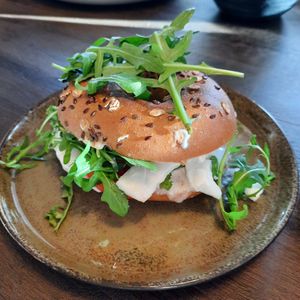 Bagle mit Feta at Caffé Fiore in Nordrhein-westfalen