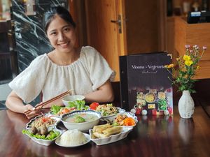  at MOANA Vegetarian Restaurant in Sapa