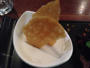 Coconut and kaffir lime blancmange. at Vivo Bar and Grill in Palm Cove