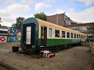 Outside at Gare du Nord in Rotterdam