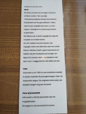 Concept explanation at Gare du Nord in Rotterdam