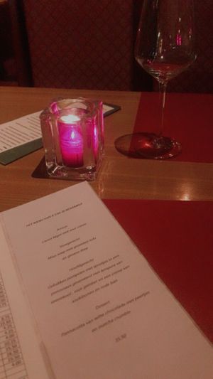 Menu for these 2/3 weeks  at Gare du Nord in Rotterdam