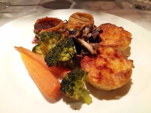 Dinner @ Gare du Nord. at Gare du Nord in Rotterdam