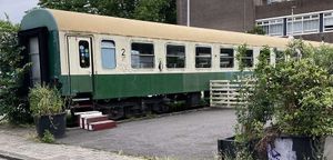 The carriage again  at Gare du Nord in Rotterdam