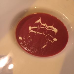 Beetroot Soup at Gare du Nord in Rotterdam