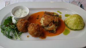 Main course at Gare du Nord in Rotterdam