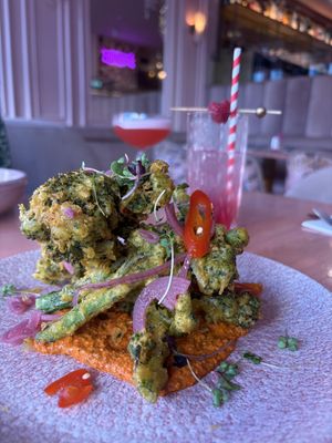 Broccoli tempura   at Pink  in County Dublin