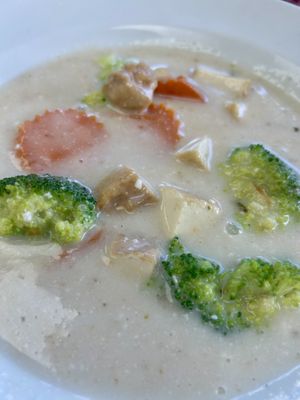 Worst tom kha soup I’ve ever had. $17 for a pretty small portion.  at Vegan Thai Way in Pacific Grove