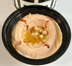 Chilli hummus   at Operation Falafel in Dubai