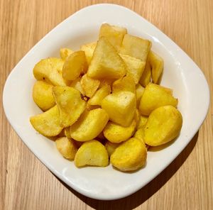 Fried potatoes  at Novotel Bucharest City Centre Breakfast Restaurant  in Bucharest