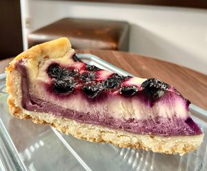 Blueberry cheesecake  at So! Coffee - Universitate in Bucharest