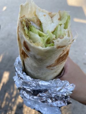 Falafel wrap at Big Joe Falafel in Linz