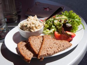 Hummus Plate @ Café Stern, Linz at Cafe Stern in Linz