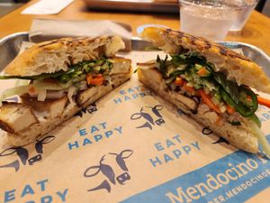 Vegan bahn mì at Mendocino Farms in Redmond