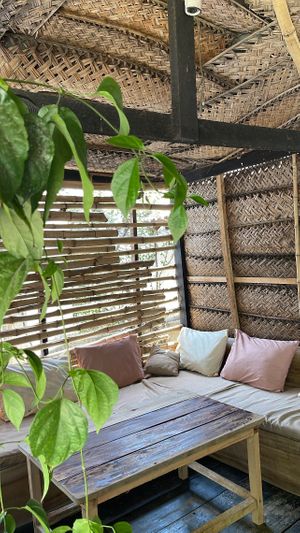 Cozy lounge area  at Soul Bay in Arugam Bay