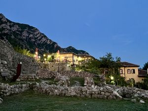 Hotel/restaurant on the castle walls   at Rooms & Restaurant EMILIANO - Castle of Kruje in Kruje