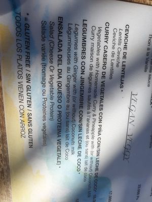 Opciones veganas at Au Bout Du Monde in Nouvelle-aquitaine