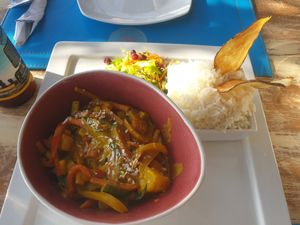 Curry con vegetales at Au Bout Du Monde in Nouvelle-aquitaine