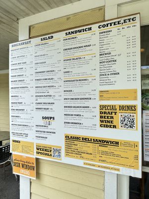 Menu, July 2025  at Our Daily Bread Deli in Chatham