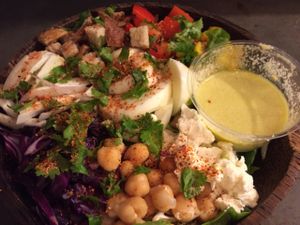 cob salad at The Blissful Carrot in Macau