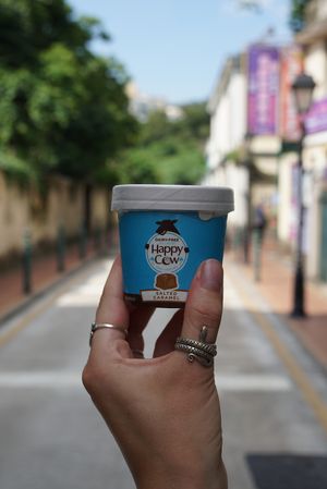 Later i picked up my ICE Cream!! at The Blissful Carrot in Macau